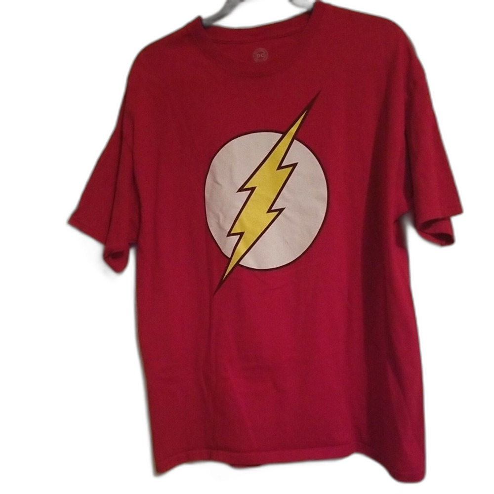 DC Comics Originals THE FLASH Symbol Red XL T Shirt, XL